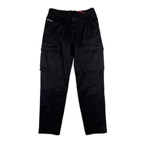 Diesel D-Krooley Cargo Tapered Jogger Sweatpants Black 068DY Size 30 W | 30 L